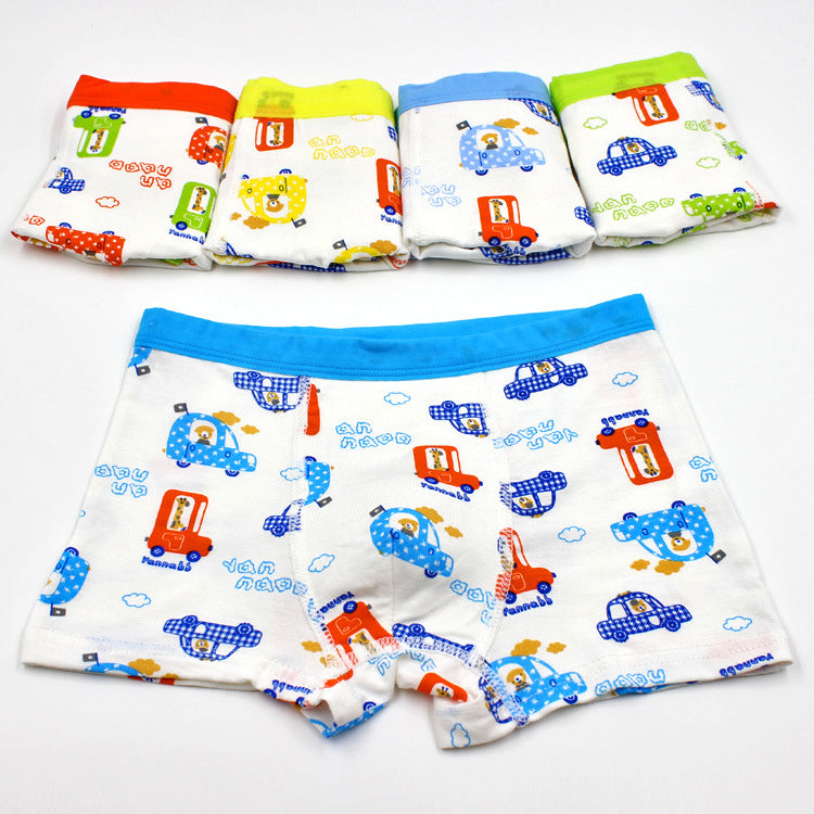 Boys Cartoon Underwear - 5 Pieces