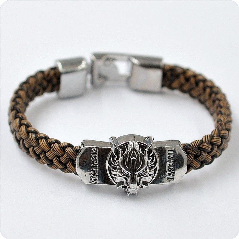 Men Woven Leather Bracelet Game of Thrones Wristband - EmeRubies