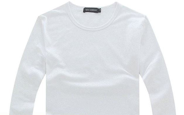 Men Casual Cotton Long Sleeve Slim Fit T-Shirt - EmeRubies