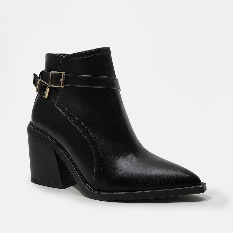 Classic Women Ankle Boots with Side Zippers