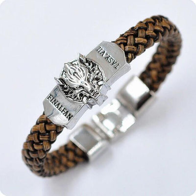 Men Woven Leather Bracelet Game of Thrones Wristband - EmeRubies