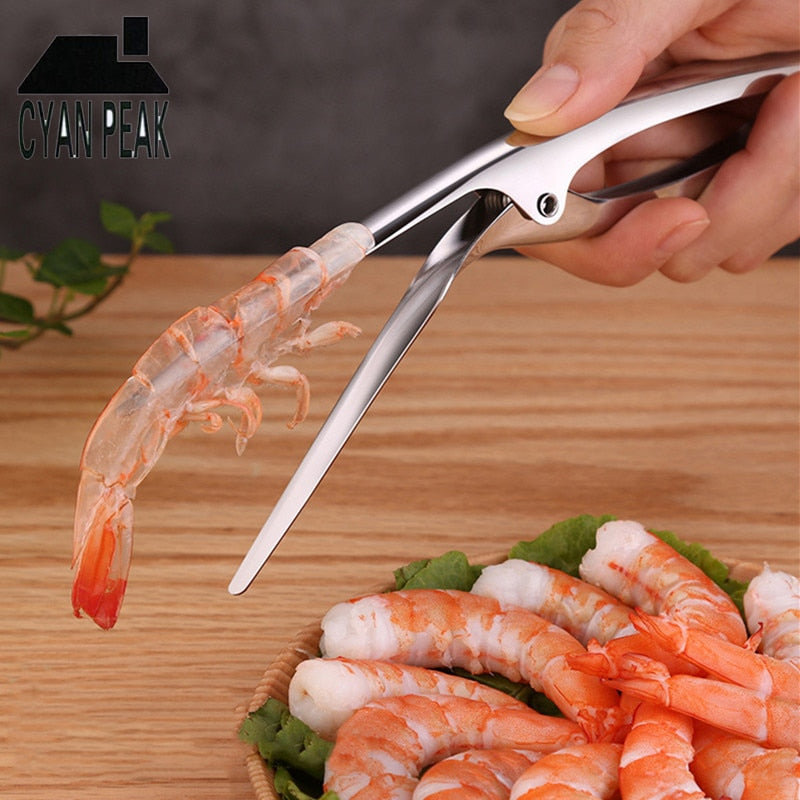 Portable Stainless Steel Shrimp Lobster De-vein and Peel Tool - EmeRubies