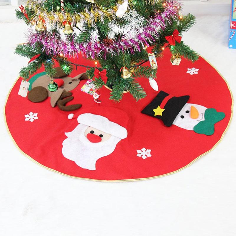 Embroidered Christmas Tree Skirt
