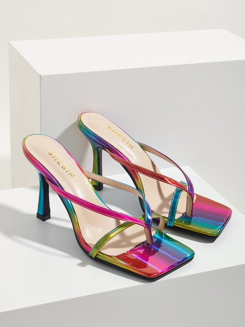 Colorful High Heel Sandals for Women