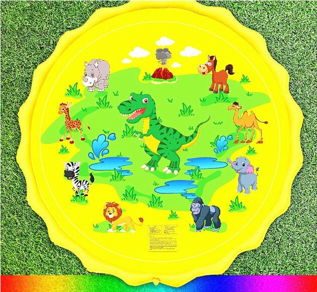 Inflatable Water Spray Play Mat for Children