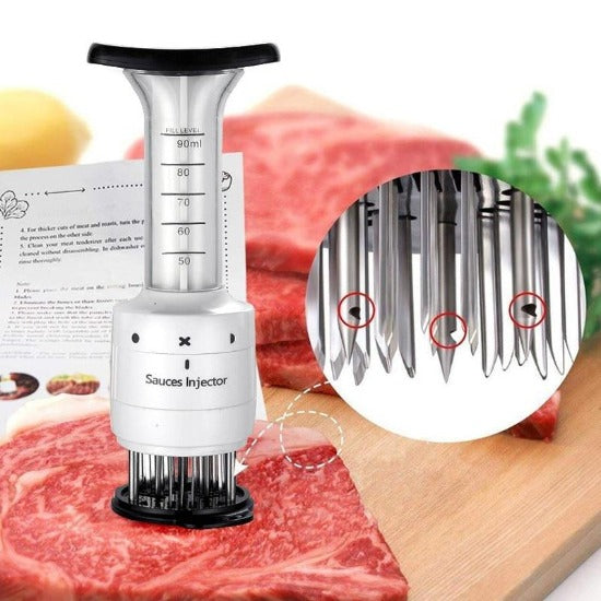 Multi-Function Meat Tenderizer with Sauce Injector