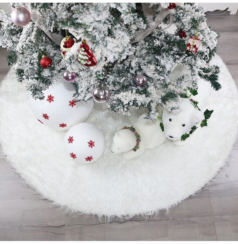 Fluffy Christmas Tree Skirt