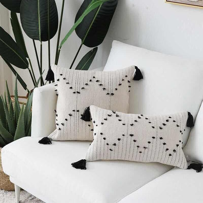 Minimalist Bohemian Design Throw Pillow Cover - EmeRubies