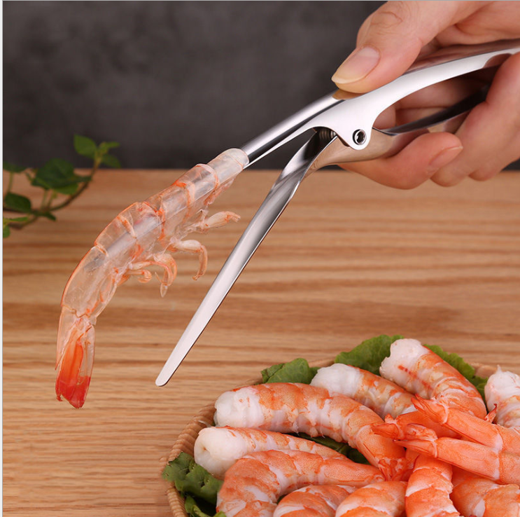 Portable Stainless Steel Shrimp Lobster De-vein and Peel Tool - EmeRubies